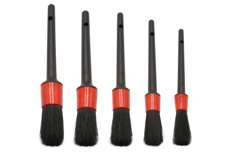 SEFIS soft detailing brushes for interior and exterior 5pcs for the car