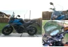 SEFIS K1 universal windscreen mild smoke for a motorcycle