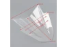 Windscreen clear Kawasaki Ninja 300 2013-2016 for a motorcycle
