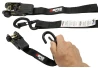 SEFIS ratchet straps with hooks 25mm x 5m 2pcs TÜV/GS