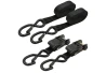 SEFIS C21 motorcycle wheel chock + SEFIS ratchet straps with hooks 25mm x 5m 2pcs for a motorcycle