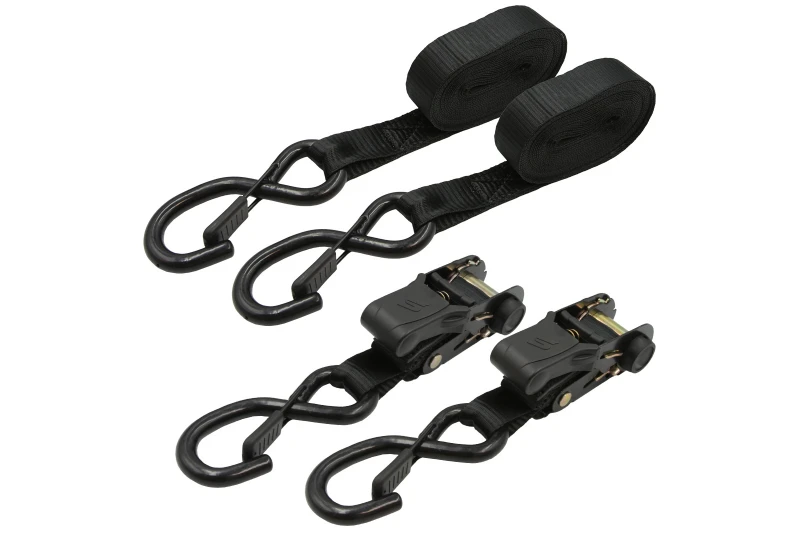 SEFIS ratchet straps with hooks 25mm x 5m 2pcs TÜV/GS