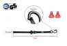 SEFIS SET 25 fastening straps 4x curtain rod 25mm x5m 4x strap for a motorcycle