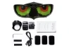 SEFIS Eye light with LED programmable display for motorcycle helmets and cycling for a motorcycle