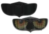SEFIS Eye light with LED programmable display for motorcycle helmets and cycling for a motorcycle