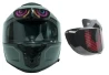 SEFIS Eye light with LED programmable display for motorcycle helmets and cycling for a motorcycle