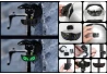 SEFIS Eye light with LED programmable display for motorcycle helmets and cycling for a motorcycle