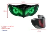 SEFIS Eye light with LED programmable display for motorcycle helmets and cycling for a motorcycle
