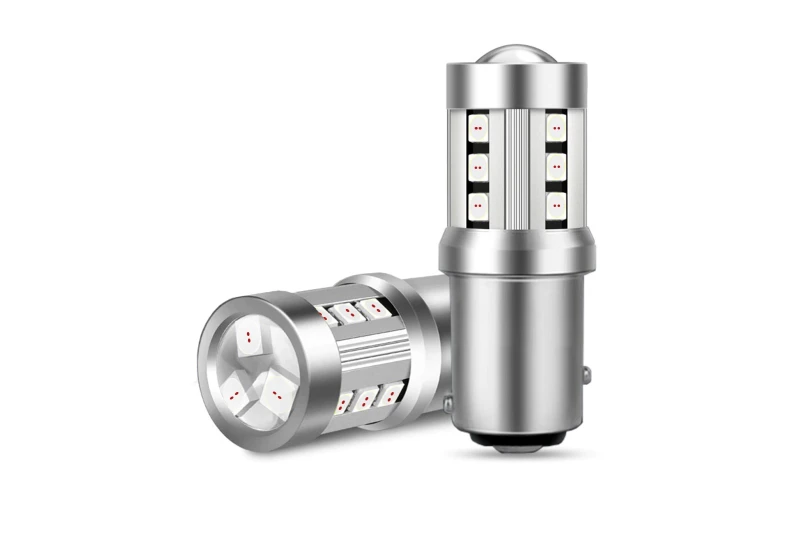 LED bulb P21/5W BAY15D 15SMD 3,5W red for the car
