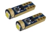 LED bulb T5 3030 1SMD for dashboard backlight - white 2pc for the car