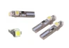 LED bulb T5 3528 3SMD for dashboard backlight - white with a hint of blue 2pc for the car
