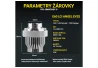 LED FLASHBULB ANGEL EYES 30W BMW 5 E60 E61 LCI 2007-2010 Halogen white for the car