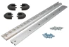 SEFIS ALU AirLine anchor rail 2x50cm silver + 4 pcs eye for AirLine rail - male for a motorcycle