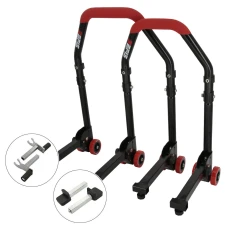 SEFIS M20 foldable universal motorcycle stand front and rear set - 2in1 / paddles SEFIS M20 foldable universal motorcycle stand front and rear set - 2in1 / paddles