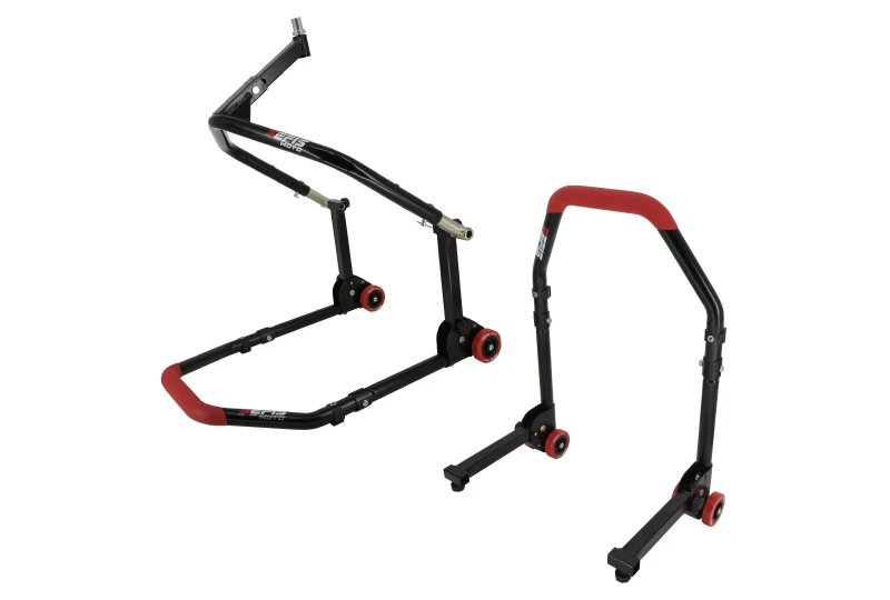 SEFIS M20 folding front head lift paddock stand and rear paddock stand set