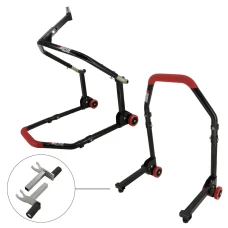 SEFIS M20 folding front head lift paddock stand and rear paddock stand set - 2in1 SEFIS M20 folding front head lift paddock stand and rear paddock stand set - 2in1
