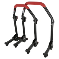 SEFIS M20U foldable mobile universal motorcycle stand front and rear set