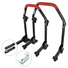SEFIS M20U foldable mobile universal motorcycle stand front and rear set - pins / hooks SEFIS M20U foldable mobile universal motorcycle stand front and rear set - pins / hooks