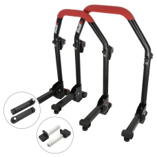 SEFIS M20U foldable mobile universal motorcycle stand front and rear set - pins / paddles SEFIS M20U foldable mobile universal motorcycle stand front and rear set - pins / paddles