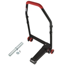 SEFIS M22 single left-sided swing arm rear paddock stand with 21.6 mm adapter