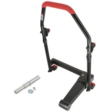 SEFIS M22U single left-sided folding mobile swing arm rear paddock stand with 21.5/25.5 mm adapter