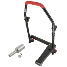 SEFIS M22U single left-sided folding mobile swing arm rear paddock stand with 53.5 mm adapter