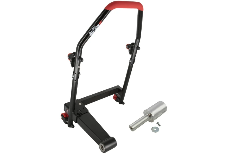 SEFIS M22UR single right-sided folding mobile swing arm rear paddock stand for a motorcycle