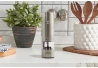 dRio AKU Electric grinder for salt and pepper - stainless steel