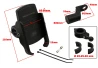SEFIS EW phone holder with wireless charging and clamp for a motorcycle