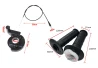 SEFIS universal throttle with cable for a motorcycle