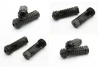 SEFIS CNC Race footpegs black for a motorcycle