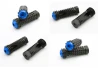SEFIS CNC Race footpegs blue for a motorcycle