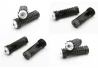 SEFIS CNC Race footpegs silver for a motorcycle
