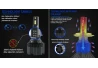 R8 LED FLASHBULBS H8/H11 70W PAIR white for the car