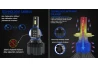 R8 LED FLASHBULBS H7 70W PAIR white for the car