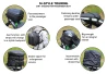 SEFIS Touring 2 in 1 motorcycle tailbag