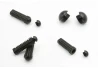 SEFIS PU caps for CNC Race footrests for a motorcycle