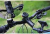 SEFIS Quick mini low-profile phone holder for bicycles with rubber case