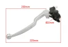 Motorcycle clutch lever with clamp S248 SUZUKI YAMAHA for a motorcycle