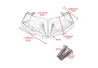Increase hand shield Guard Protector BMW GS 800/1200/1250/S1000XR clear for a motorcycle