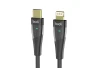 SEFIS charging data cable with USB-C and Lightning LED connectors 20W 1.5m black for the car