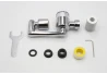 SEFIS faucet extension 1080° rotatable with carbon filter - chrome for the household