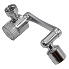 SEFIS faucet extension 1080° rotatable with carbon filter - chrome