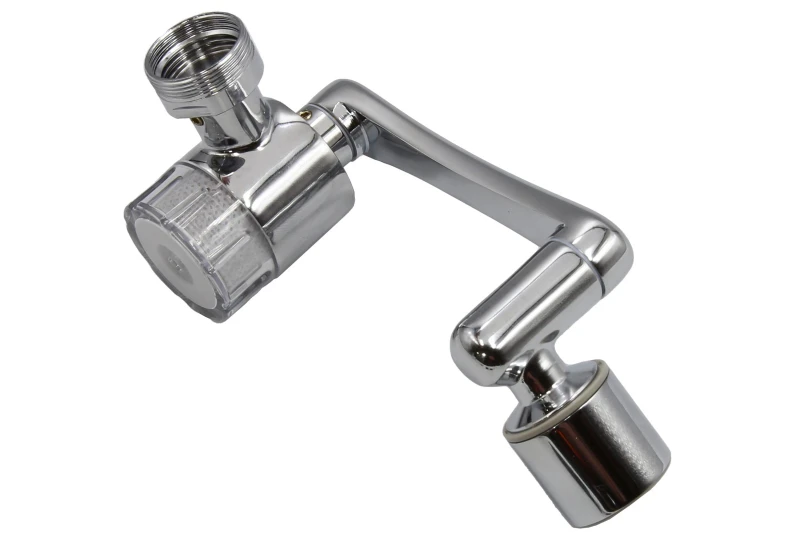 SEFIS faucet extension 1080° rotatable with carbon filter - chrome for the household