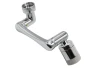 SEFIS faucet extension rotatable by 1440° -  chrome with rubber