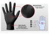 SEFIS Superior extra strong nitrile gloves size XL black 10 pcs for the household