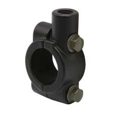 SEFIS motorcycle handlebar mirror clamp mount adaptor M8R - black SEFIS motorcycle handlebar mirror clamp mount adaptor M8R - black