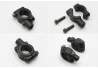 SEFIS motorcycle handlebar mirror clamp mount adaptor M8R - black for a motorcycle