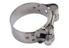 Motorcycle exhaust clamp 40-43 mm for a motorcycle