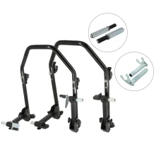 SEFIS D20U foldable mobile motorcycle stand front and rear set Single / Hook